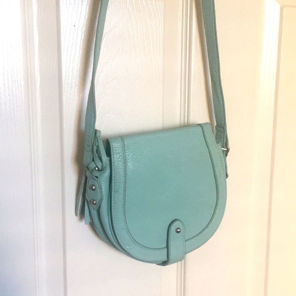 Sea Foam Crossbody with Tassel
